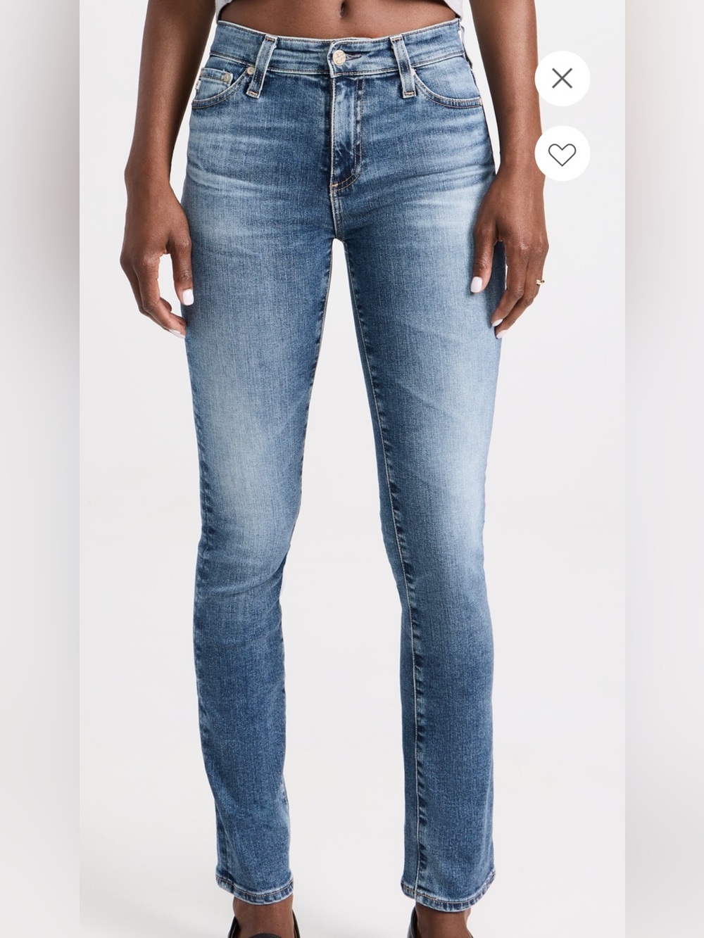 AG Mari Slim Straight Jeans | Size: 27